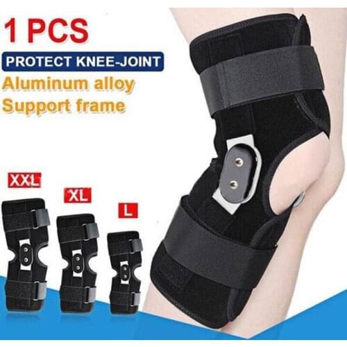 Aluminum alloy knee pads Brace Protector Adjustable compression Sleeve support joint Patella fixed Kneepad Arthritis Pain Relief