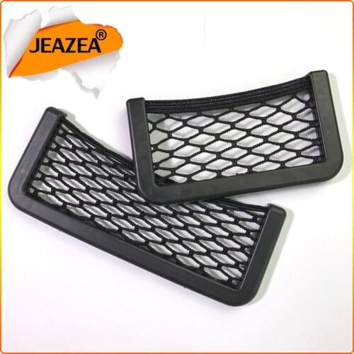 New Car Syling 1Pc 15*8cm 20*8cm String Net Bag Storage Organizer Nets Adhesive Car Back Rear Trunk Seat for Mobile Phone Tools