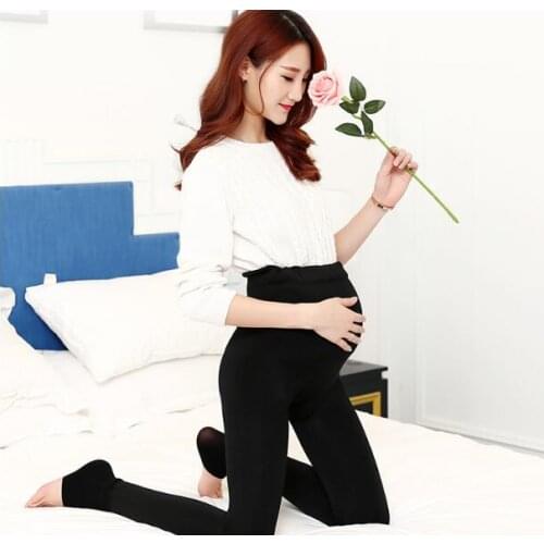 New spring/winter High Waist Maternity Pants Abdominal Casual fashion thin belly trousers pregnant women clothes