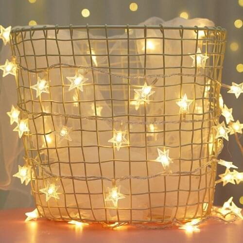 Durable High-quality Decorative LED String Lights LED Star String Lights Attractive for Garden