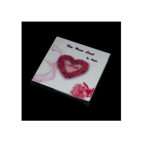 The Rose Card By Hyde (Gimmick+DVD) - Card Magic Trick,Close Up Magic Props,Illusions,Mind Magia,Toys