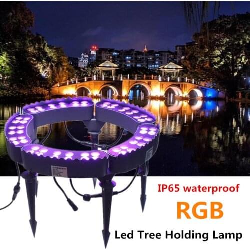Led Tree Light RGB Automatic Color Changing DMX512 External Control IP65 Outdoor Waterproof Landscape Lamp Xmas Decoration LED