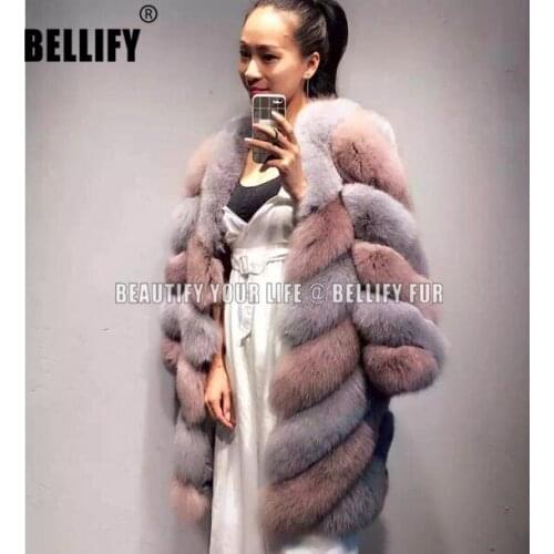 Streetwear Twisted Design Brand natural Fur coats lovely French Style elegant stunning Fur long trench outerwear