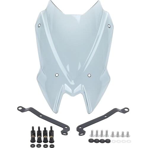 Motorcycle Windshield Windscreen For kawasaki Z900 2020 2021 Wind Deflector with Bracket For Kawasaki Z 900 Accessories