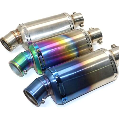 51mm 175mm motorcycle exhaust pipe with DB killer Motorcycle Exhaust Pipe Muffler GP-project Exhaust Pipe escape moto