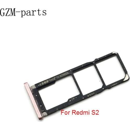 GZM-parts For Redmi S2 Sim Cards Adapters For Xiaomi Redmi S2 SIM Card Tray Socket Slot Holder Replacement Housing Parts