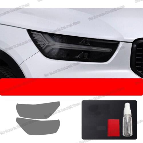Car headlight anti-scratch protective film for volvo XC40 accessory sticker auto styling 2019 2020 2021 2022 tpu automobile