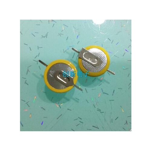 10PCS~50PCS ml1220 3V rechargeable button battery ML1220 with soldered foot