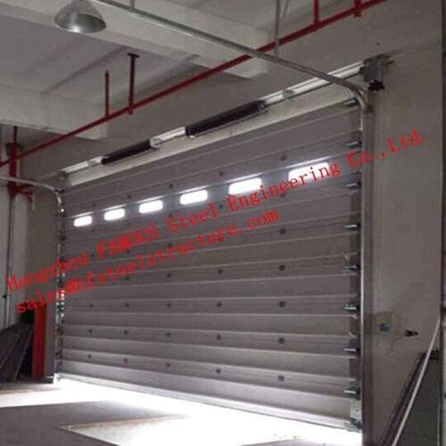 Automatic Industrial Steel Buildings Kits Roller Shutter Door For Underground Garage