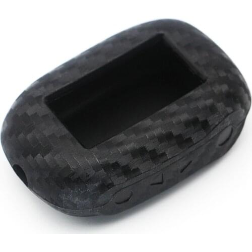 B92 Carbon cover Trinket Keychain 2-way Car Alarm System Twage Starline B92 B94 B62 B64 case LCD Remote Control Key Fob Chain