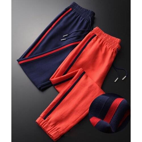 Leisure Sports Man Luxury Lyocell Blending Fabric Pencil plus size 3XL 4XL Slim Fit Elastic Waist Men Pants