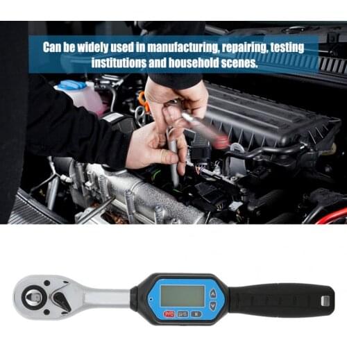 Torque Wrench Mini High Precision Adjustable Digital Electronic Torque Wrench Manual Repair Tools 1/2in