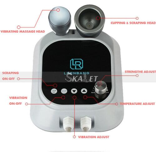 Electric Scraping Body Cupping Massage GuaSha Anti Cellulite Fat Burner Vacuum Suction Pumps Therapy Apparatus