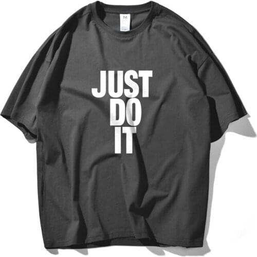 American Style High Street Bronzing Letter Printing Mens T-shirt Cotton Loose Oversized Sports Casual Round Neck Short Sleeves