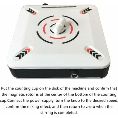 HJ-1S Portable Magnetic-Stirrer Magnetic-mixer 2500 rpm Max 1000ml Stirring Capacity for Scientific Research Industry Stirrer