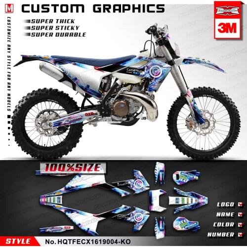 KUNGFU GRAPHICS Personalized Sticker Full Vehicle Wrap for TE FE TX FX FS TC FC 125 150 250 300 350 450 501 2016 2017 2018 2019