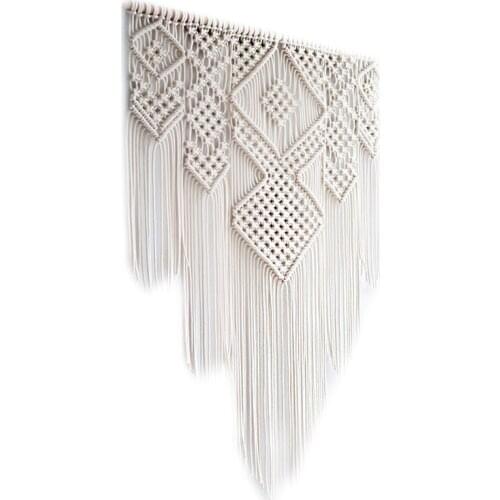 Macrame Wall Hanging Handwoven Bohemian Cotton Rope Boho Tapestry Home Decor