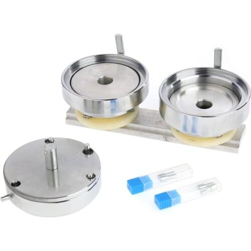 25MM/37MM/44MM/58MM/75MM Button Mould Badge Making Mold Die Punching Mould Round Pin Button Badge Maker Punch Press Machine