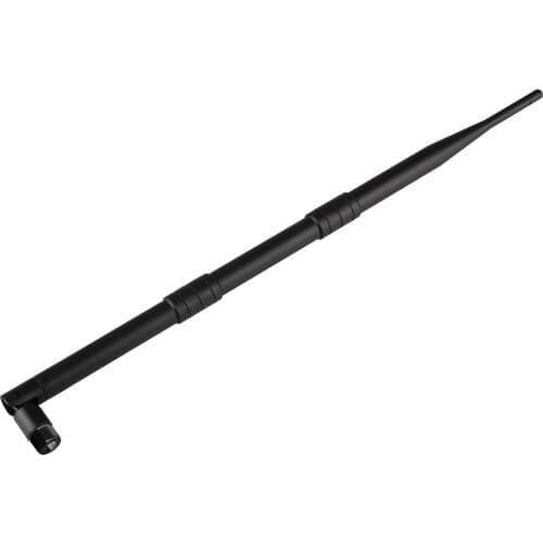 Male 16dBi WIFI Wireless Omni Antenna For PCI Card Router Brand New Sale (Black)