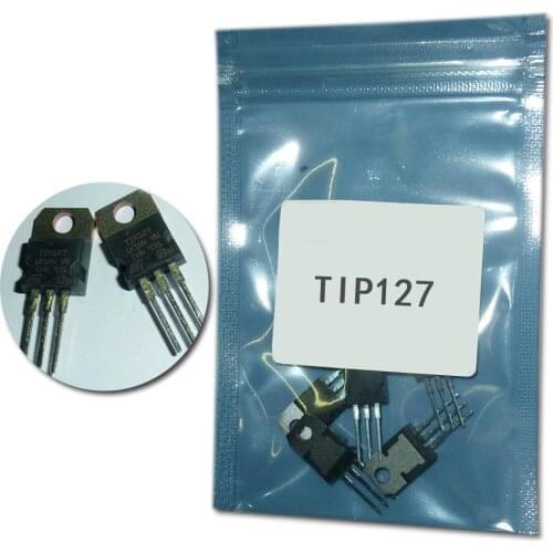 10pcs/lot TIP127 to220 transistor mosfet kit power mosfet p channel TO-220 transistor mosfet PNP 50A/100v mosfet transistors