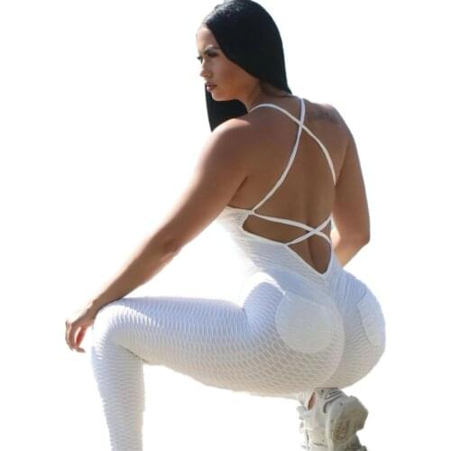 2021 New Fashion Romper High Quality Yoga Pants Honeycomb Sweatpants Womens Fitness Jumpsuit Joggers Bodysuit