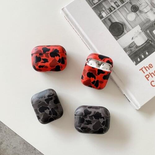 New Camouflage Cases For Original Apple Airpods 2 1 Earphone Case New Cover For Apple Airpods 3 Air Pods Pro Shell Sleeve Coque