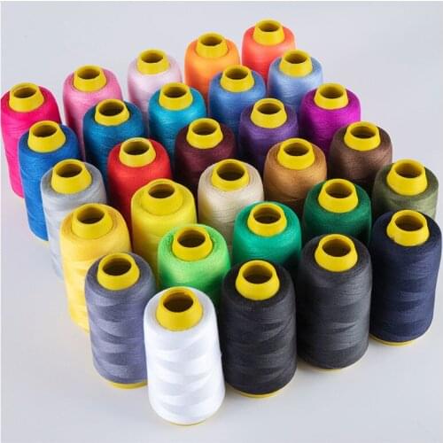 Wholesale sewing thread 3000yards / 402 polyester high speed copy line sewing thread / sewing machine thread-3