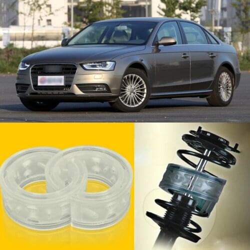 2pcs Power Front /Rear Shock Suspension Cushion Buffer Spring Bumper For Audi A4