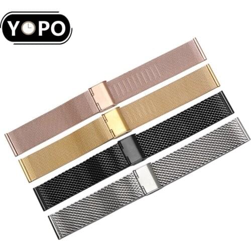 20mm 22mm Milanese mesh belt 304 stainless steel watchband quick release replace for HUAWEI watch 2/GT/Pro wristband