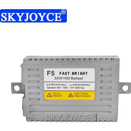 SKYJOYCE AC 55W Fast Bright DLT F5 HID Ballast Ignition For 55W H1 H7 H11 HB3 HB4 Car Headlight Lamp Bulb Kit DLT Xenon Reactor