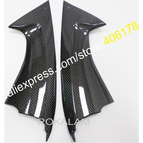 Carbon Fiber Upper Front Air Intake Cooler Cover Fairing For Yamaha YZF600 R6 2008- 2016 YZF-R6 08 15 16 Hood Side Panel Shell