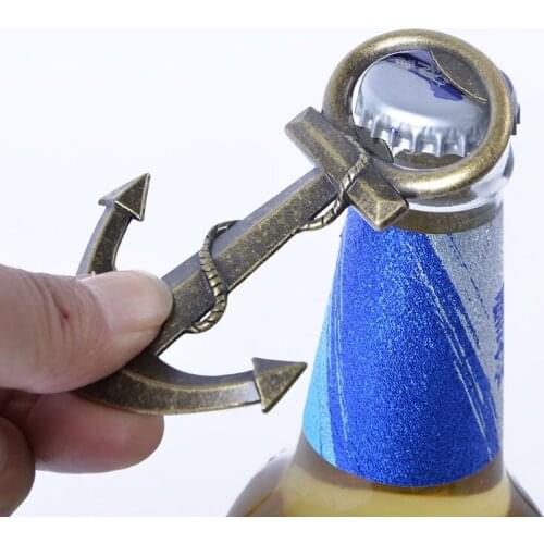 Vintage Bottle Opener Anchor Shaped Wine Beer Opener Abridor De Garrafa Abridor Unique Wedding Favor Gifts Home Bar Tools
