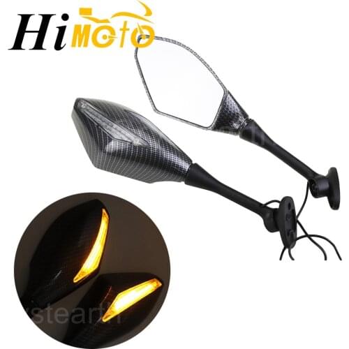 Motorcycle Integrated LED Turn Signal Rear View Mirrors For Honda CBR600RR CBR1000RR CBR250R CBR500R CBR300R CBR 600 RR 1000 RR