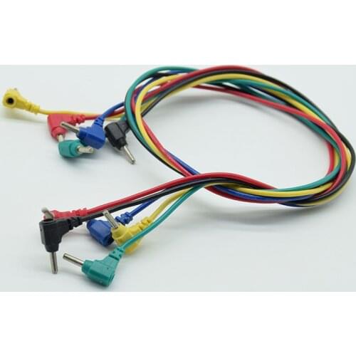 5PCS 2mm Lantern Banana Plug Cable Line Test Wire for Multimeter Probes