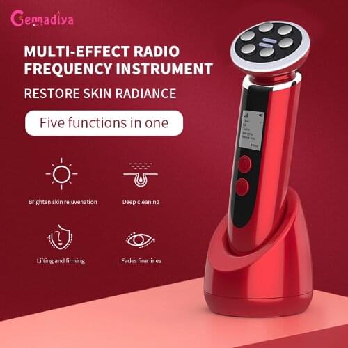 5 In 1 RF EMS Beauty Device LED Skin Tightening Mesotherapy Facial Cleaning Machine LED Photon Galvanic Beauty Skin Care Tools