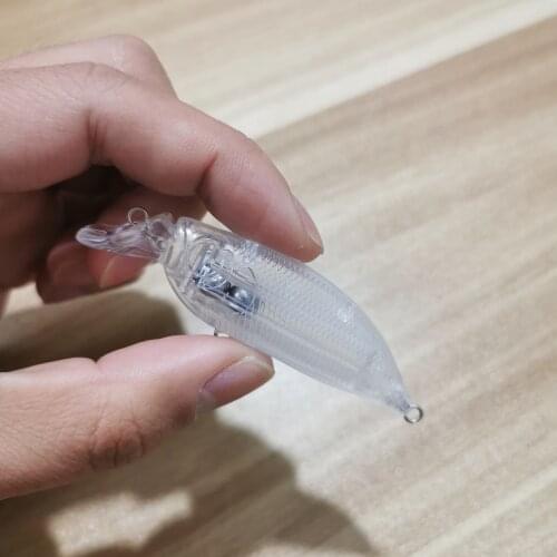 7cm 7.6g 10pcs Blank Nude Baits Crank Pencil Minnow Bait Unpainted Lure Bodies Fishing Bait