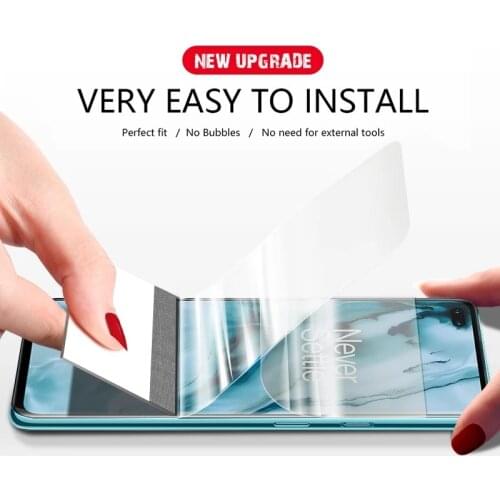 9D Protective Hydrogel Film For Oneplus 3 3T 5 5T 6 6T 7 7T 8T Screen Protector 1+5 1+7T One Plus nord N10 N100 Film Case