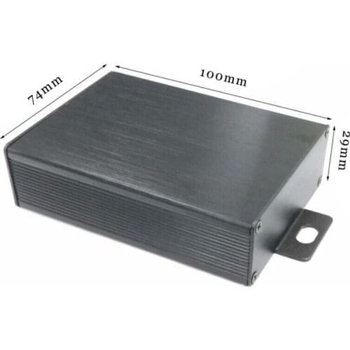 New Arrivals Aluminum enclosure power control box extrusion case 74(2.91")X29(1.14")X100(3.93")mm DIY