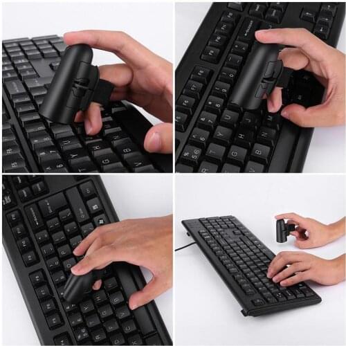 Bluetooth Wireless Finger Ring Mouse Ergonomic Handheld For Android For iOS Optical EIGIIS Bluetooth Travel Mice Mini D6Q1