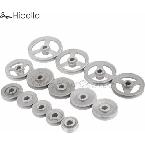 Industrial Sewing Machine Timming Transfer Wheel Pulley Belt Wheels all size 45mm-120mm Solid/Hollow Aluminum 14 sizes Hicello