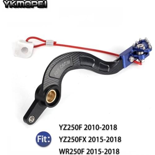 CNC Rear Foot Brake Extension Pedal Pad Lever Clevis Kit For Yamaha YZ250F 2010-2018 YZ250FX WR250F 2015-2018 WR 250F YZ 250FX