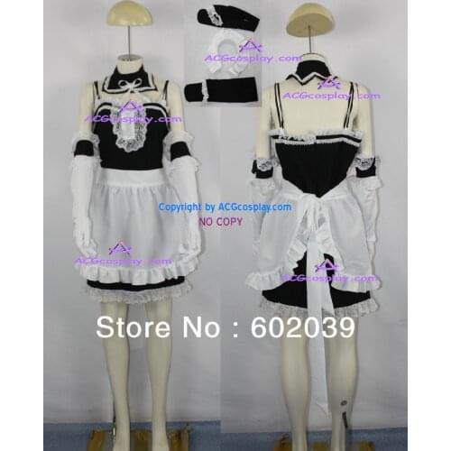 He is my master Anna Kurauchi Maid cosplay costumes ACGcosplay include hair ornament and stockings
