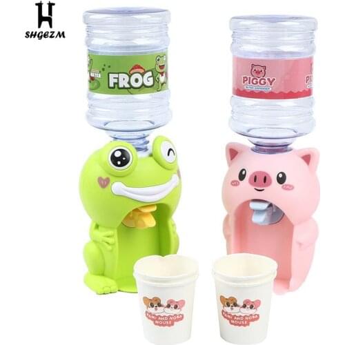 Mini Cartoon Drink Water Dispenser Toy Kitchen Play House Toys Mini Water Dispenser Toy Kitchen Playhouse
