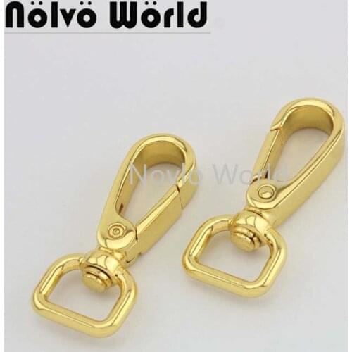 Nolvo World 5-20-100pcs 4 colors 46*12.8mm 1/2" metal buckle for bag dog collar clasps snap hooks,bag strap hooks