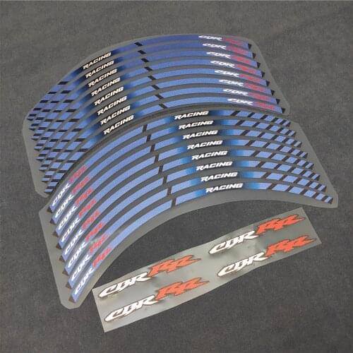 Motorcycle Supreme Sticker Protector Racing Wheel Decals For HONDA CBR1000RR CBR600RR F5 CBR All Model 1000 600 17inch Rim
