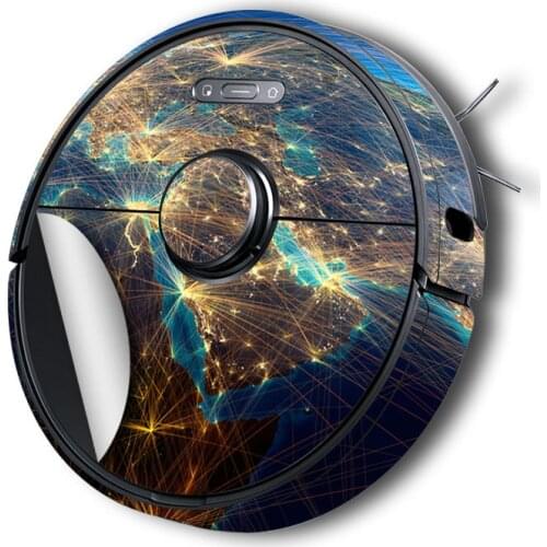 Provide Customized Custom Universe Cute Sticker for Roborock S6 T6 Robot Robotic Vacuum Cleaner Skin Spare Parts Accessories