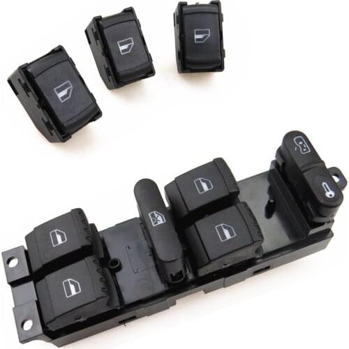 READXT Car accessories Electric Master Window Control Switch With 3X Single Window Switch For PASSAT B5 B5.5 GOLF 4 MK4 BORA