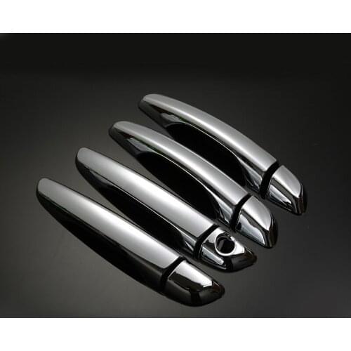Fit For Hyundai Elantra 2016-2018 ABS Chrome Door Handle Cover Trim Molding Catch Overlay Garnish Cap Cup Protector 8pcs/set