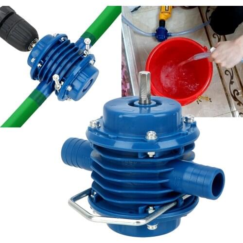 Self-Priming Pump Hand Electric Drill Motor Water Pump Ultra Duty Centrifugal Pump Heavy Duty Pump For Home Garden