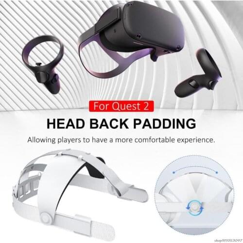Compatible with Oculus Quest 2 VR Accessory Headband Strap Comfortable to Wear Portable Maintain Balance Reduce Pressure au7 21